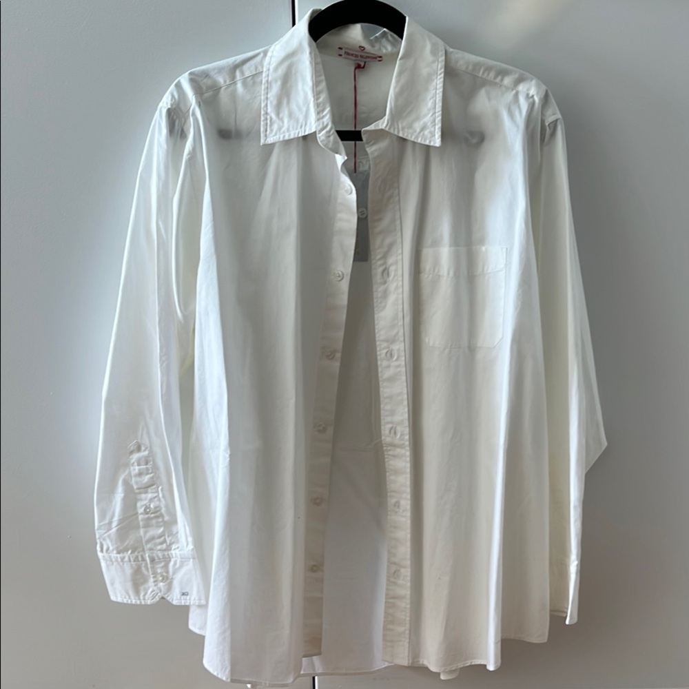 Frances Valentine Perfect White Button Down Shirt